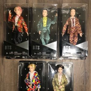 BTS doll set of five